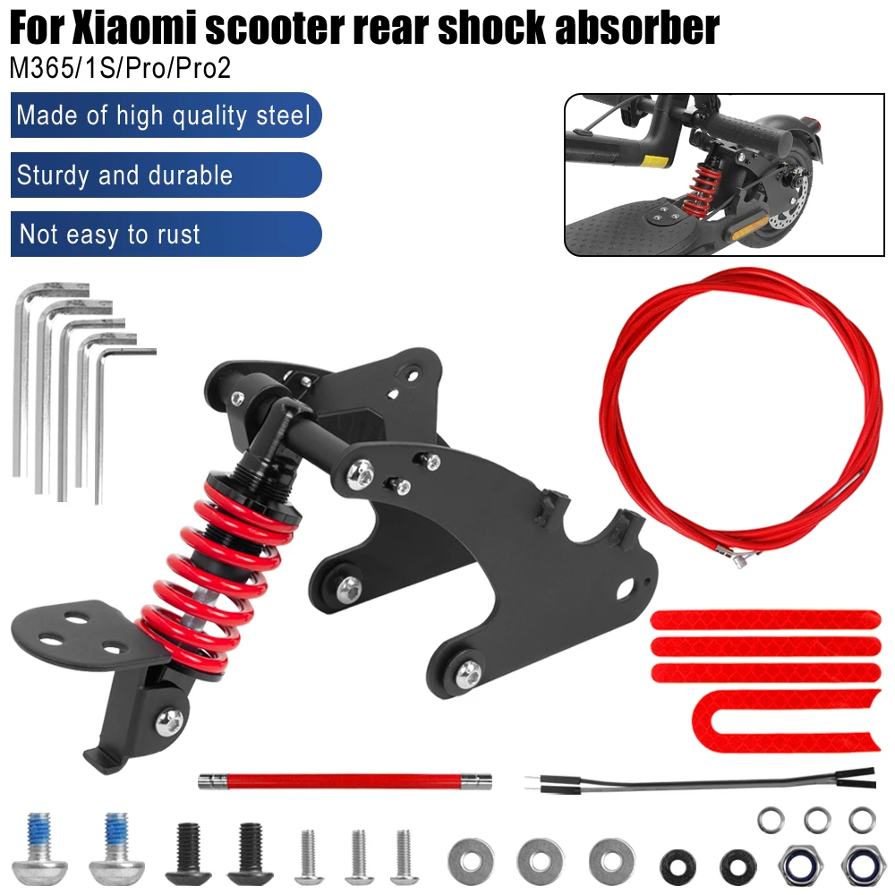 Electric Scooter Shock Absorption Kit Rear Suspension for Xiaomi M365/1S/Pro/Pro2 Electric Scooter Upgrade DIY Accessories