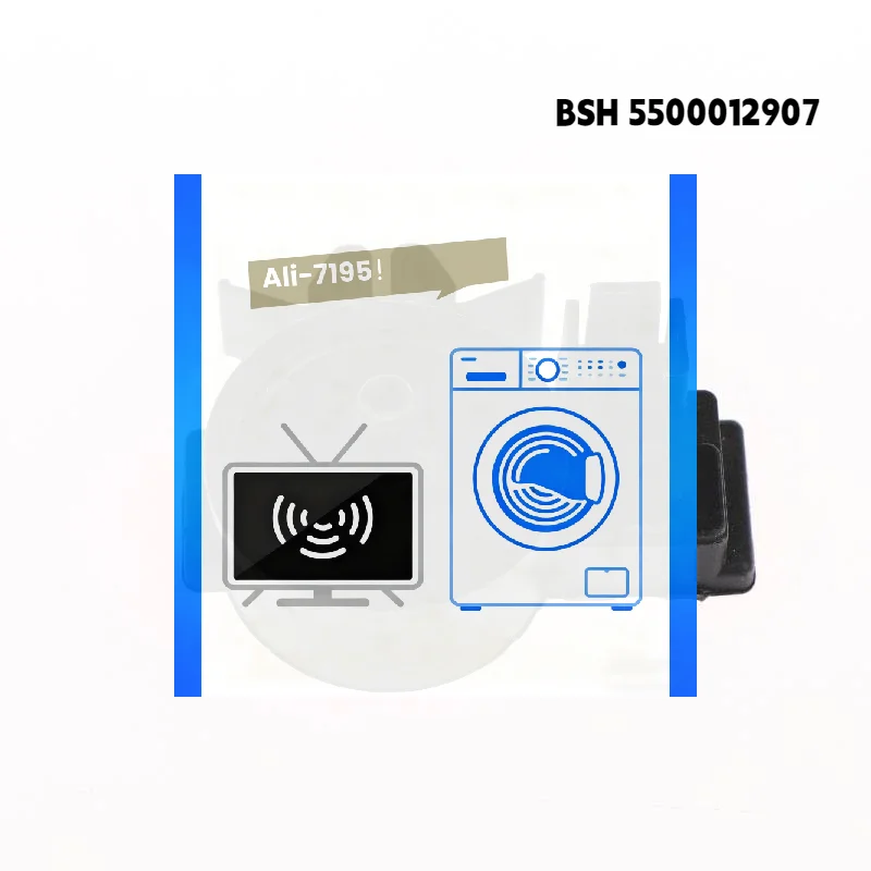 BSH 5500012907 Water Level Pressure Sensor Replacement for Siemens Drum Washing Machine Accurate Water Detection Easy Installat
