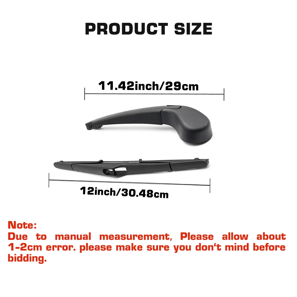 For Ford Focus Hatchback MK 3 2011 - 2017 Wiper Rear Wiper Blade & Arm Set Kit  Windshield Windscreen Window Brush - view 2