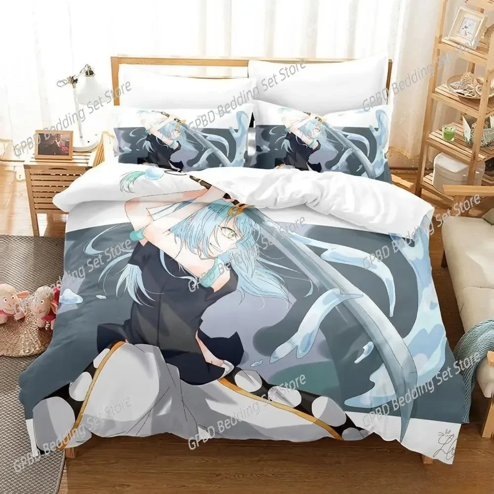 That time i got reincarnated as a slime 3D Bedding Set Duvet Cover Pillowcases Single Twin Full Queen Home Decor Quilt Boys Gift