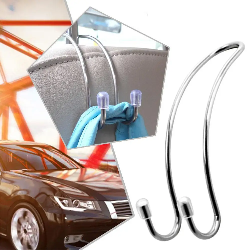 

Car Seat Hook Auto Hidden Back Seat Headrest Hanger for Handbag Shopping Bag Coat Storage Hanger Hook Organizer Car Accesso T6N3