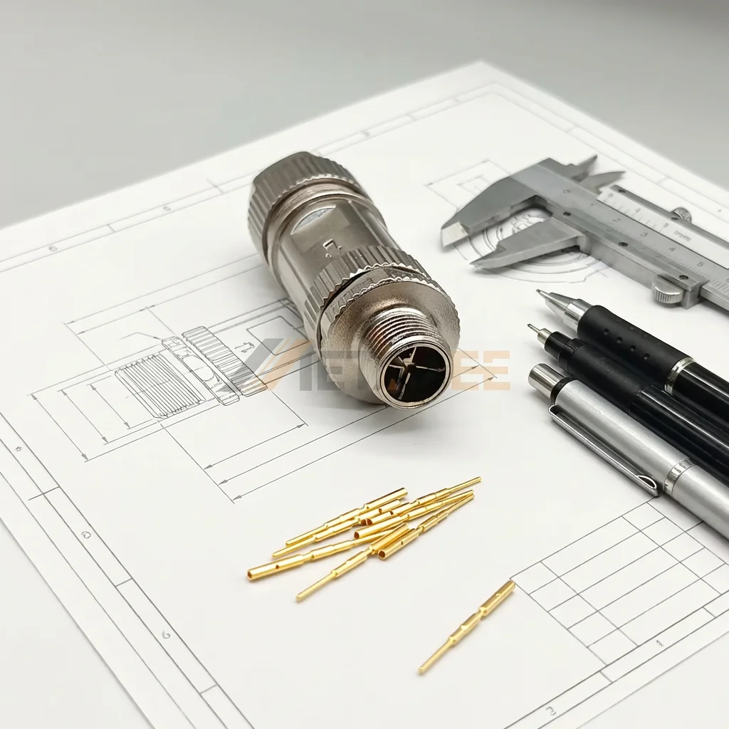 M12,X-coded,Male,8Pin,Cable 8 Pin M12 X Code Connector | METABEE Professional B2B Factory for Industrial M12 Ethernet Solutions