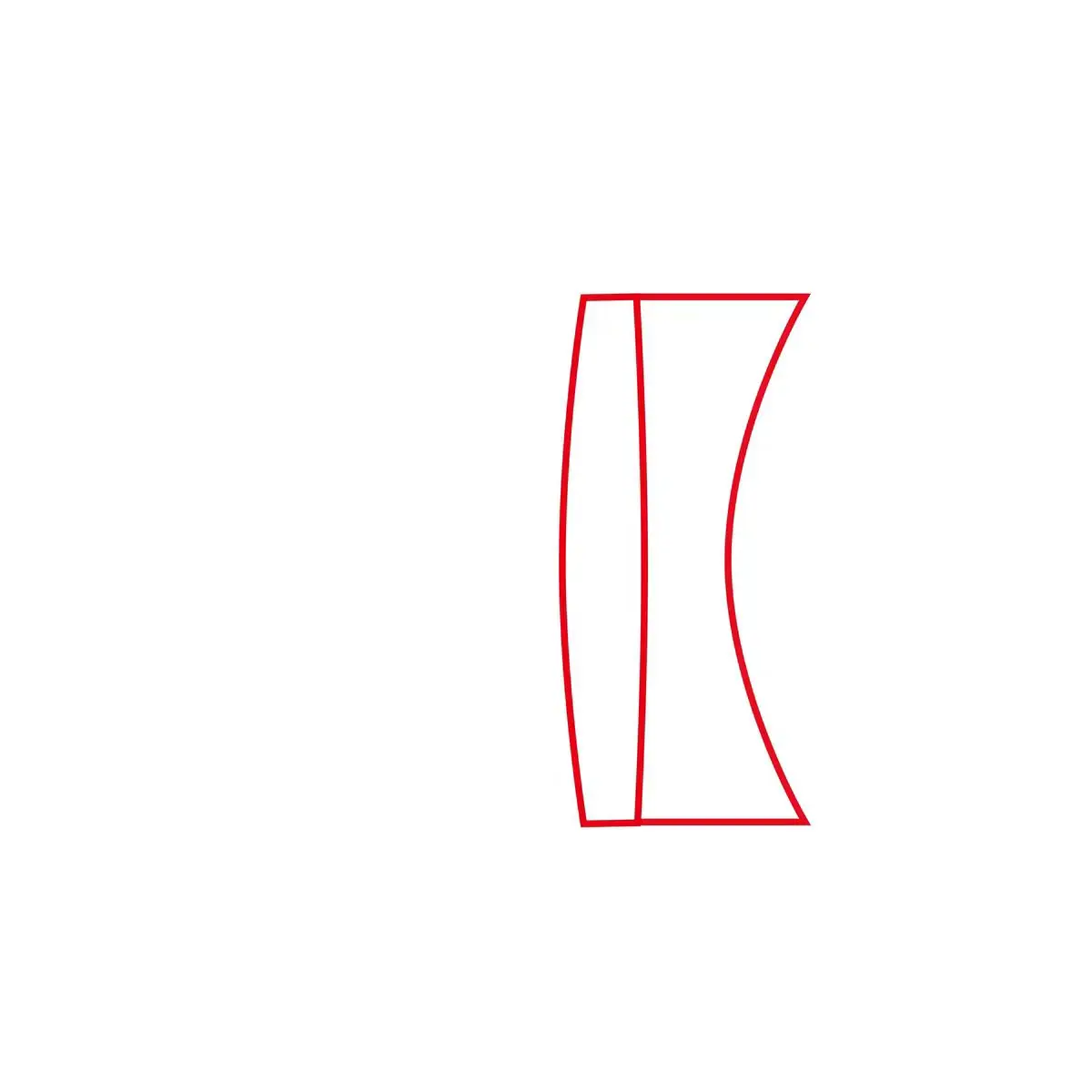 

24mm diameter focal length -78mm concave convex achromatic adhesive optical lens coating 425-675nm part number R82