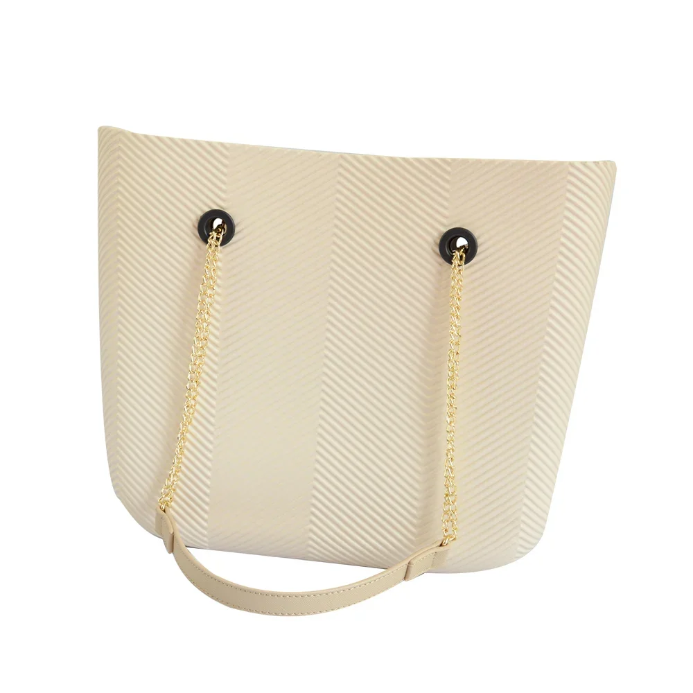 2024 Tanqu New 1 Pair Obag Golden Long Double Chain Silver OT T OBag Handles For Obag EVA O bag Women Bag Shoulder HandBag