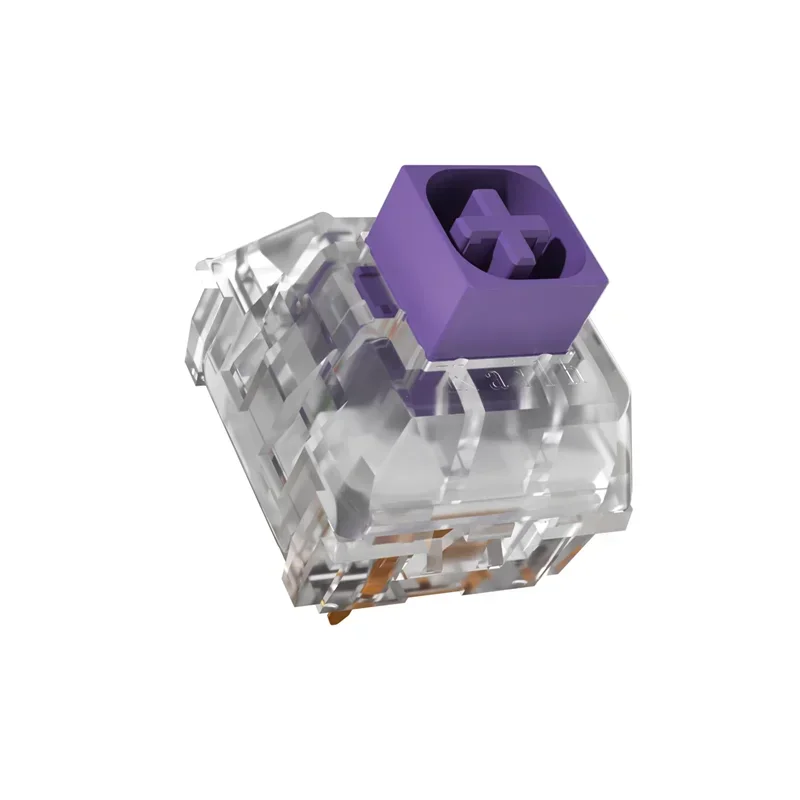 Kailh Crystal Royal Purple Diy Mechanisch Toetsenbord Schakelaars Stofdichte Ip56 Waterdichte Tactiele 5Pins Toetsenbordschakelaar