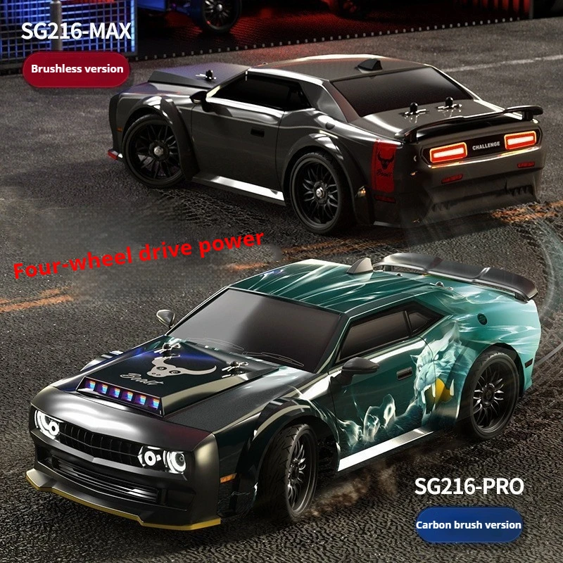 Hot  Sg216max/Sg216pro 1:16 Brushless Drift Racing Car Four Wheel Drive Full-Scale Automobile Toy With Led Light Birthday Gift