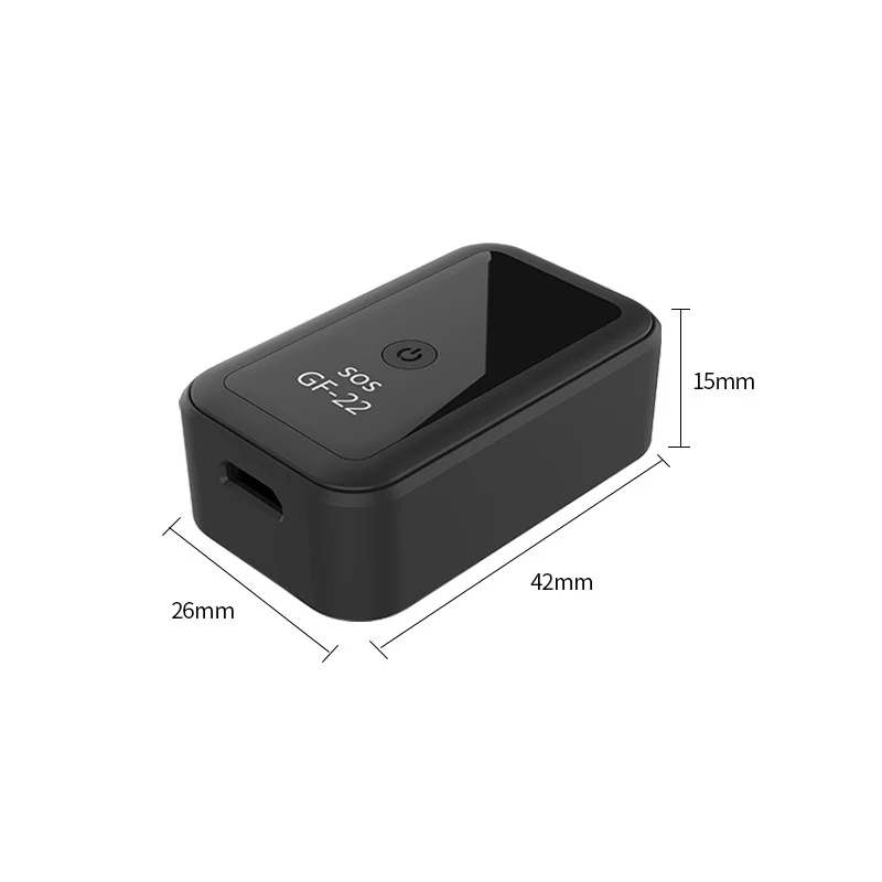 Nuevo GF22 Mini localizador GPS portátil Personal alarma automática antipérdida GPS para motocicleta localizador de precisión antipérdida para coche