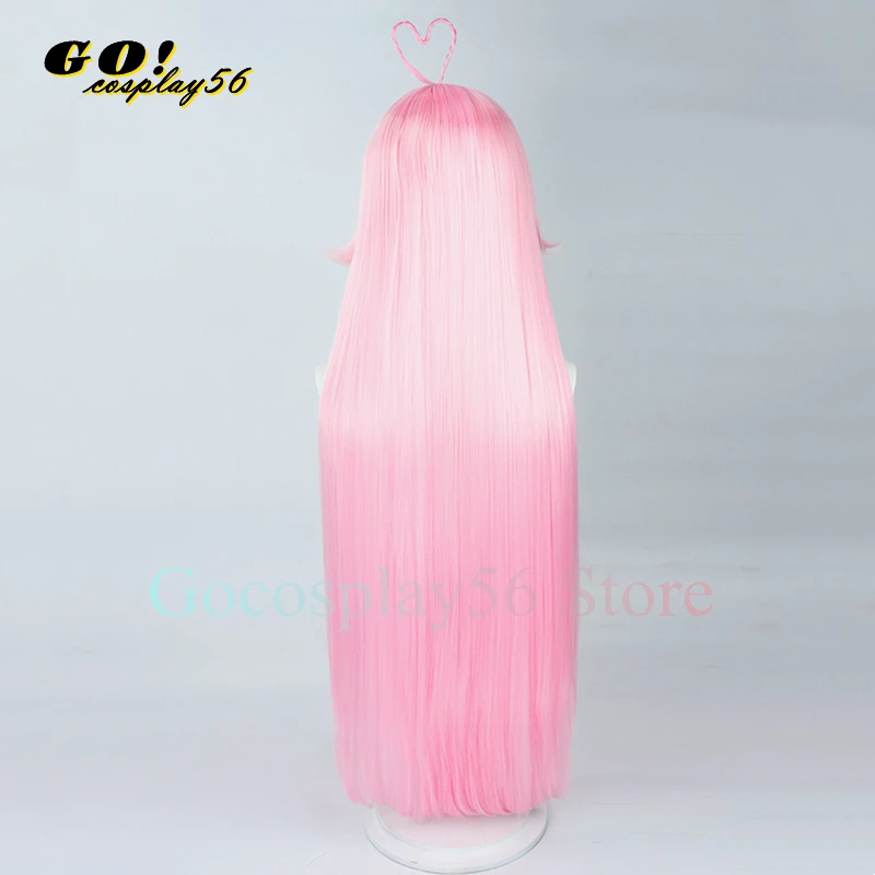 Youtuber Shylily Cosplay Wig Live3D Long Straight Hair  Black Mixed White Pink Dark Blue VTuber Girls Idol Headwear