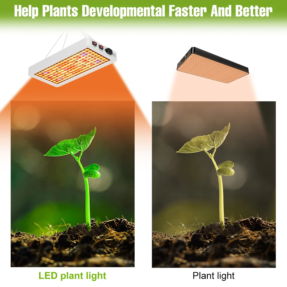 

1000W LED Hydroponics Plant Grow Lights Full Spectrum Quantum Board UV Lamp For Indoor Flower Vegetables Cultivation Growth Tent