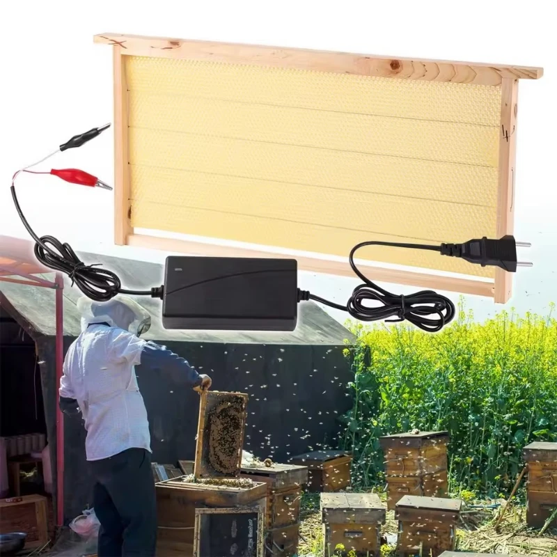 

1 Set of Electric Embedded Hive Heating Unit Beekeeping Electric Embedded Hive Frame DIY Hot Wire Embedded Beekeeping Tools