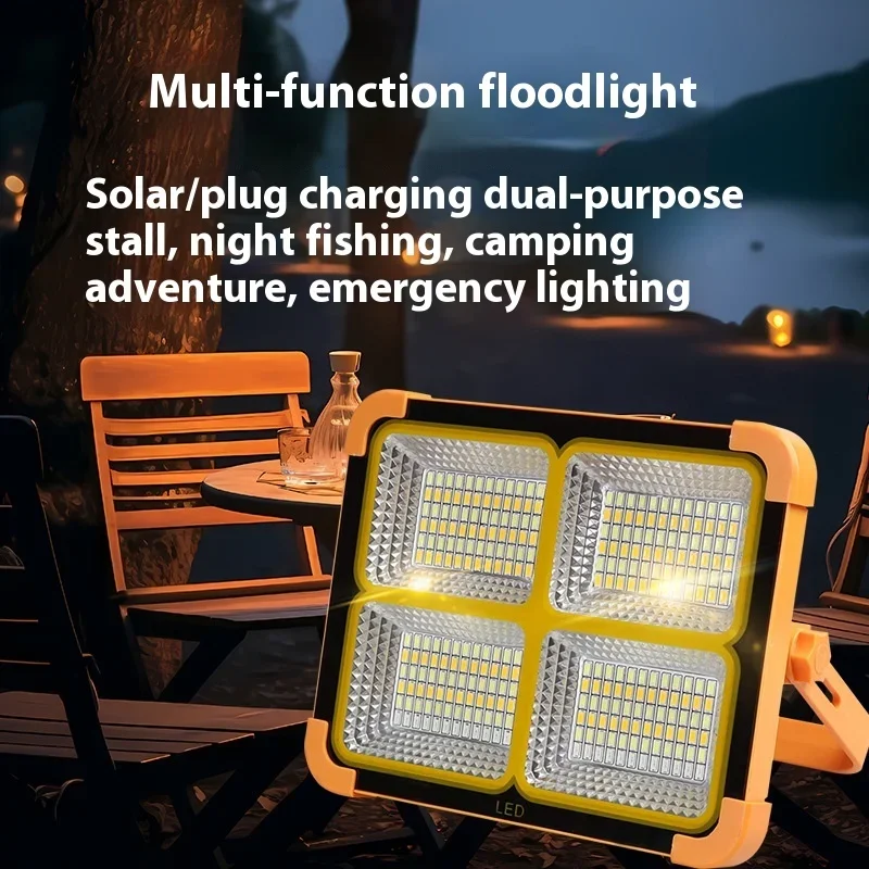 Solar Lights Outdoor Garden Lighting Emergency Rechargeable Multifunctional Portable Home Indoor Living Room