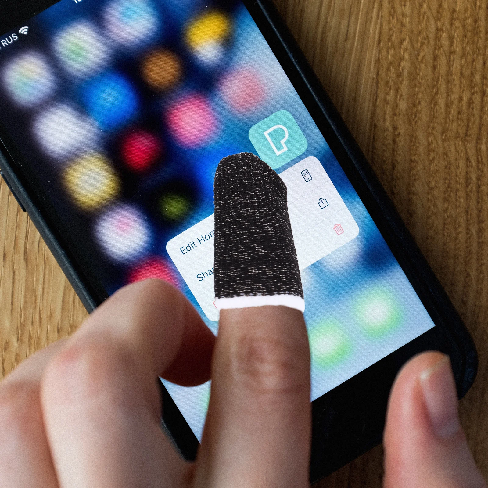 

20Pcs Breathable Mobile Game Finger Sleeves Elastic Sweat-Absorbing Touchscreen Finger Cot Gaming Thumb Sleeve Game Accessories