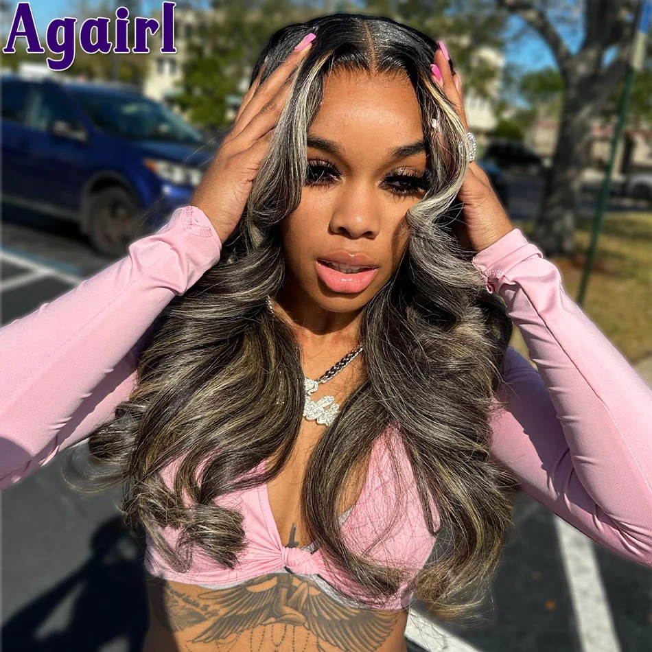 

34Inch 1B/27 Highlight Blonde 13x6 Lace Frontal Wig 13x4 Body Wave Human Hair Wigs 200% Brazilian Remy Hair 6X4 Lace Closure Wig