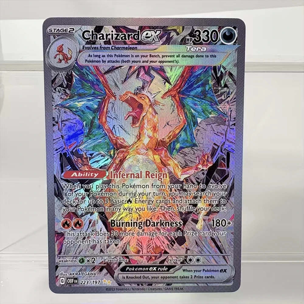 Cartes Pokemon holographiques Charizard Ex GX Blastoise VMAX Deoxys VMAX Darkrai VSTAR, loisirs, Collection Rare, cartes de combat, jouets