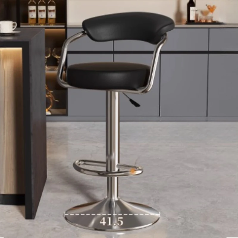 modern nordic home kitchen Armchair Bar high stool for counter luxury  bar chairs ergonomic Swivel dining chair rotatable luxury