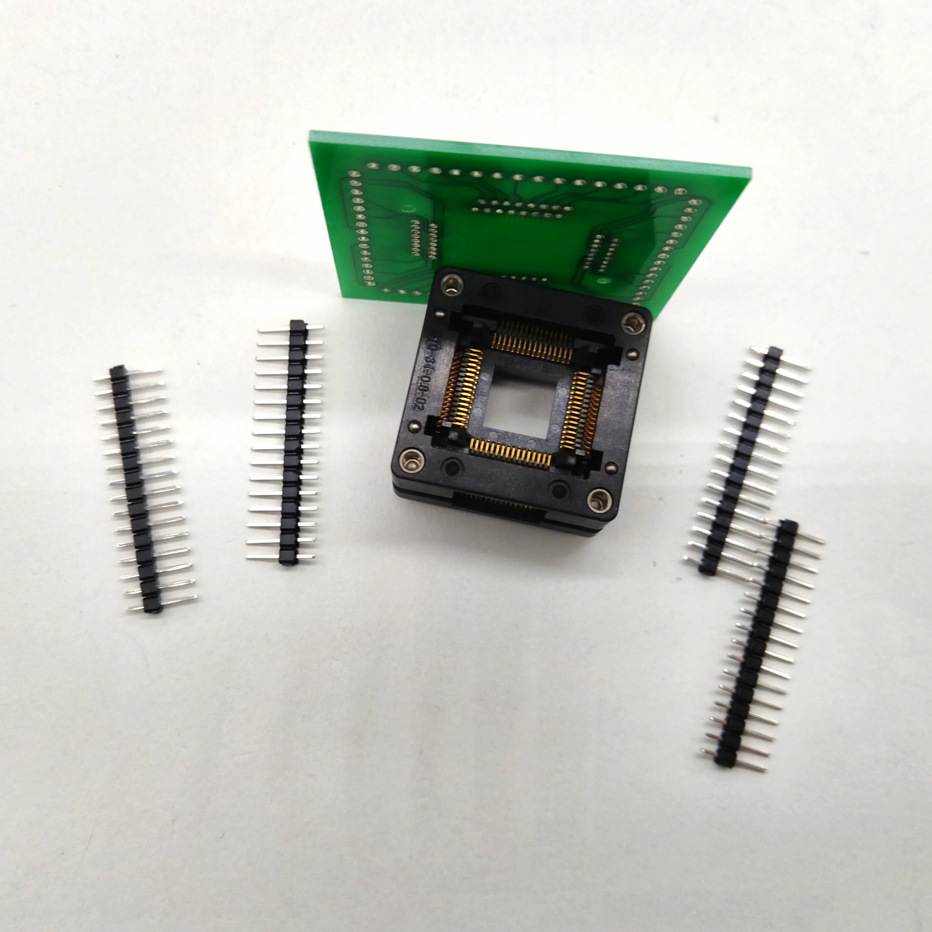 Picture 7: QFP64 TQFP64 LQFP64 Test Flash Programming ZIF adapter For ETL I C Chip Programmer STM32   Burn in Socket Pitch IC Test