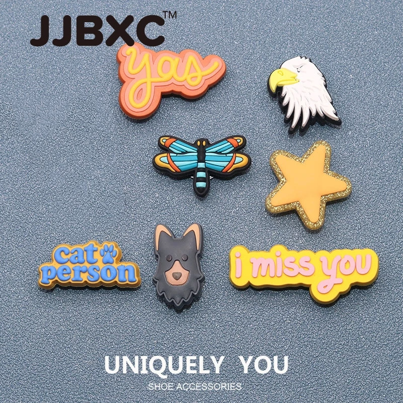JJBXC CHARM Shoe Buckle Shoe Accessories Cartoon Animal DIY Fashion Shoes Accessories Suitable for cross Shoes