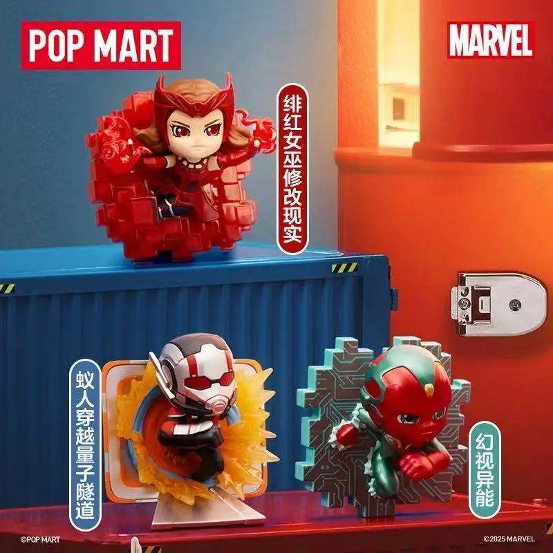 

Original POPMART Bubble Mart Marvel Time Travel Infinite Series Handheld Blind Box Toy Ornament Gift