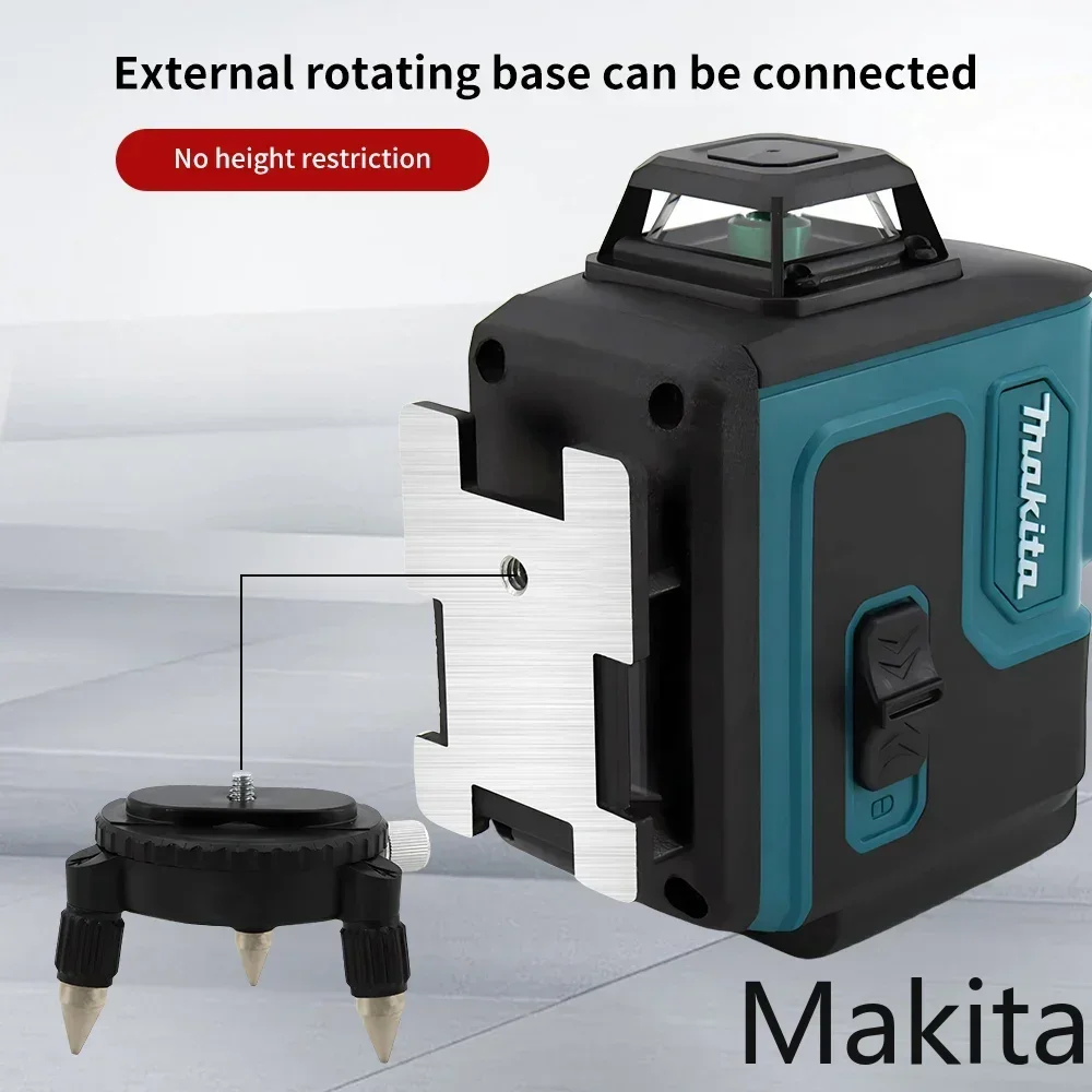 Makita 16 Lines Professional Laser Level Horizontal Vertical Green Laser Automatic 360°Self-Leveling Nivel Laser Building Tools