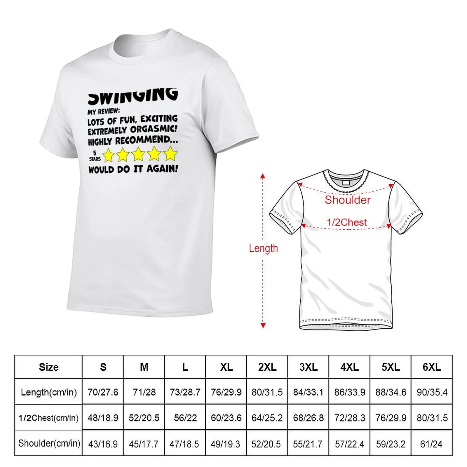 Review of Swinging - Fun, Exciting, Extremely Orgasmic 5 Stars Would do it Again! T-Shirt Abstract Pattern Print Top