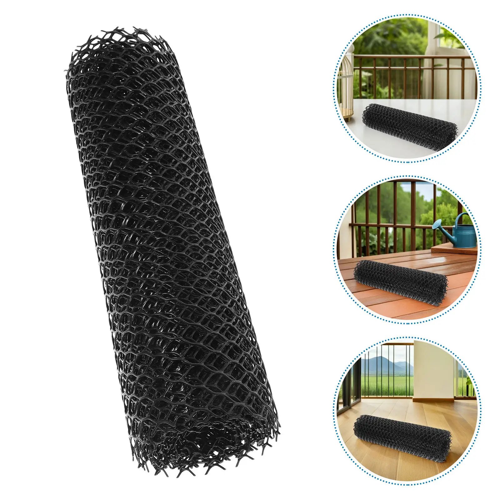 

Pet Safety Rope Netting Black Balcony Protective Net Outdoor Pets Fall Protection Cat Dog Safety Guard 15.7 X 196.5 Banister
