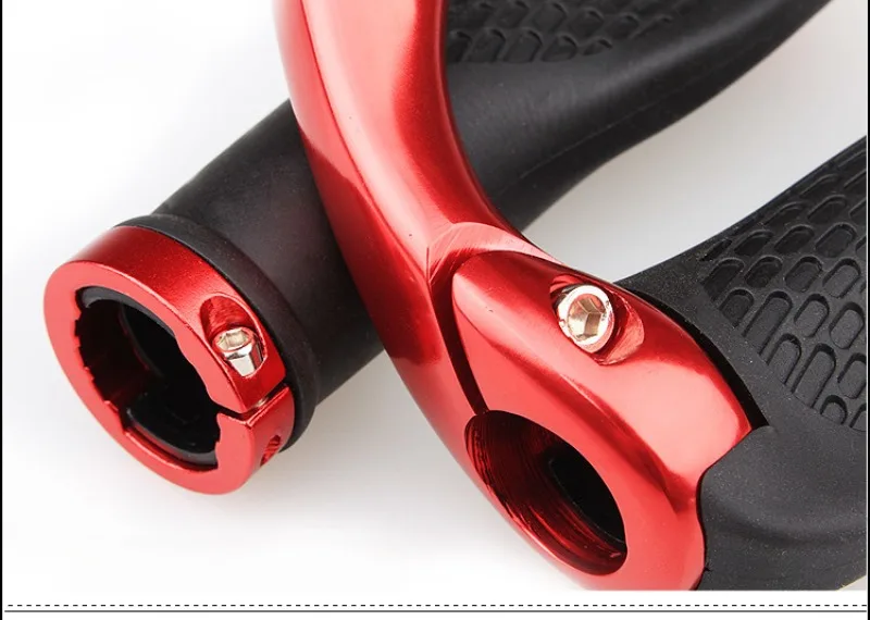1 Satz bunte Aluminium legierung Material Mountainbike Fleisch ball verriegeln die Hülse mit Schraubstock Horn Griff Ärmel Fahrrad ausrüstung – Detail 17