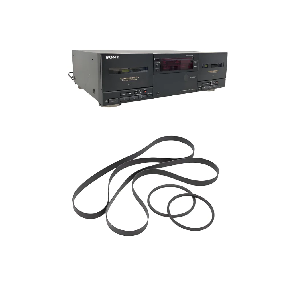 طقم حزام إصلاح سطح الكاسيت لسوني TC-WR99ES TC-WR97ES TC-WE705S TC-WR565 TC-WE605S LBT Series MHC-P100X MHC-H4800 والمزيد