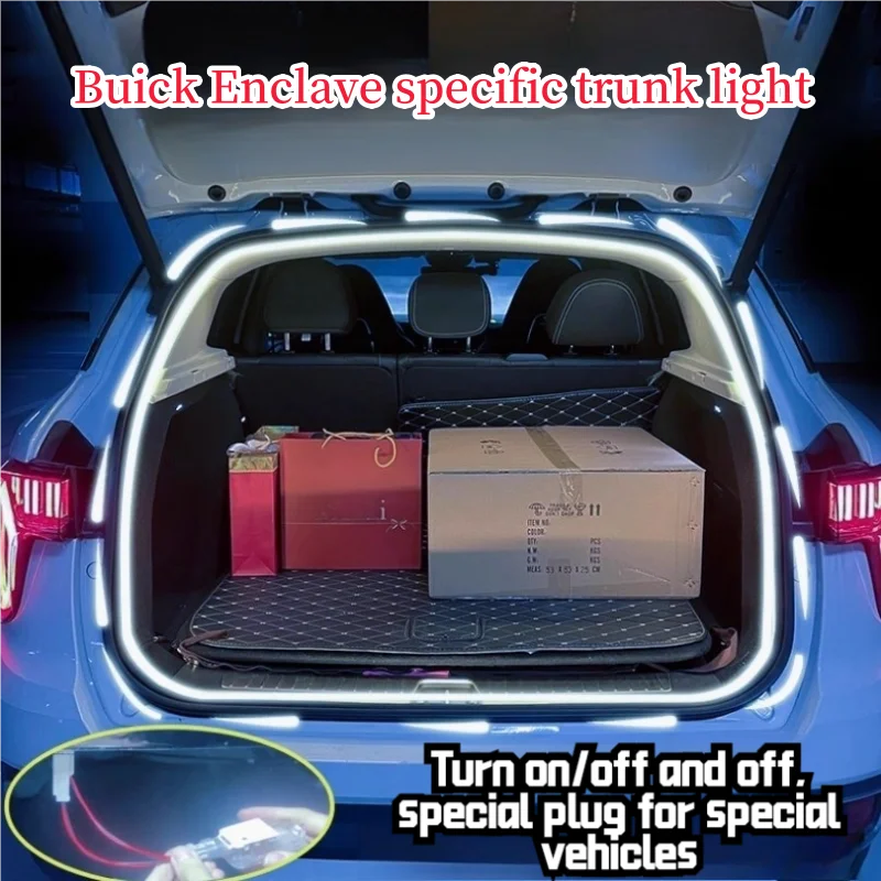 Buick Enclave Plus trunk light, trunk atmosphere, flowing light, car interior accessories, modification parts