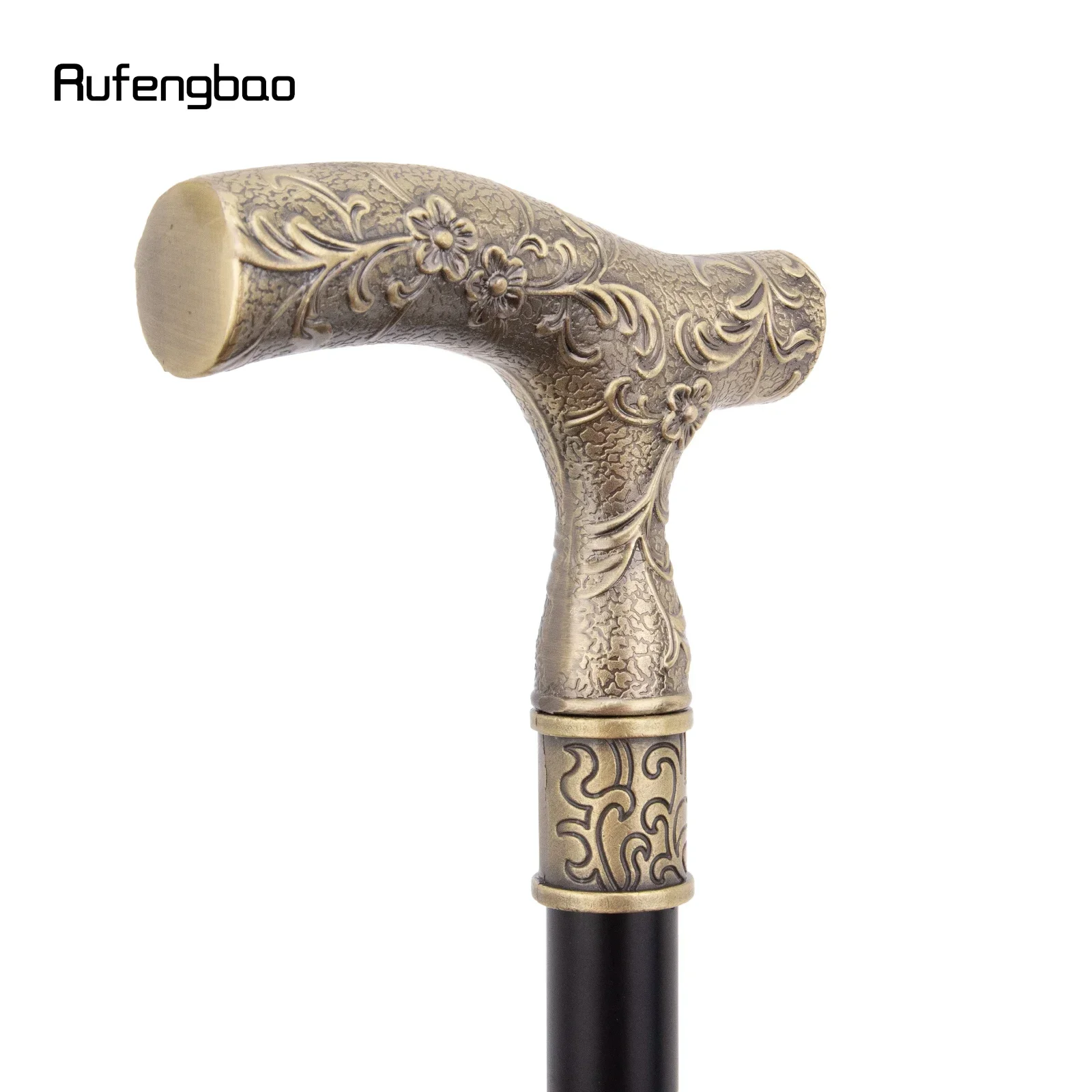 Rode Diamant Koperen Bloem Bal Mode Stok Decoratieve Stok Cospaly Vintage Party Modieuze Wandelstok Crosier 92cm