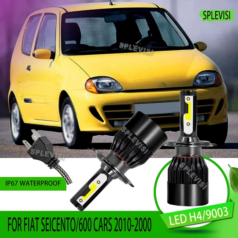 

Do-It-Yourself Without the Doubt or Difficulty Auto LED Headlight H4 For Fiat Seicento/600 Cars 2010-2004 2003 2002 2001 2000