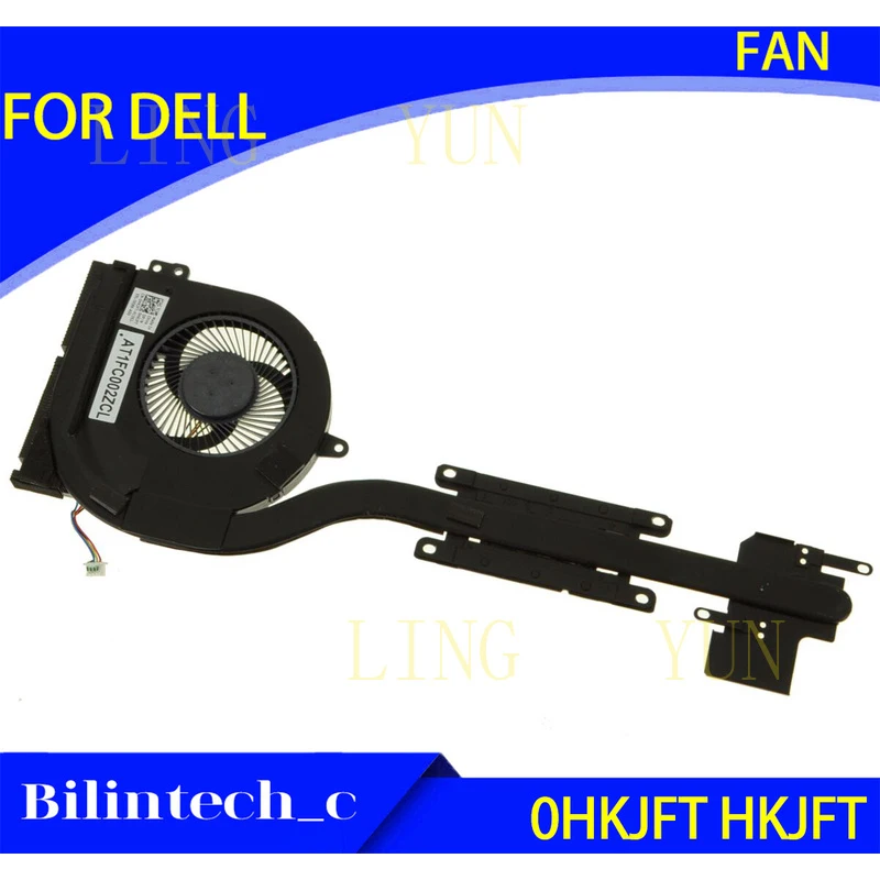 Z PARA DELL Latitude E5470 Ventilador del disipador de calor del CPU Gráficos AMD HKJFT 0HKJFT