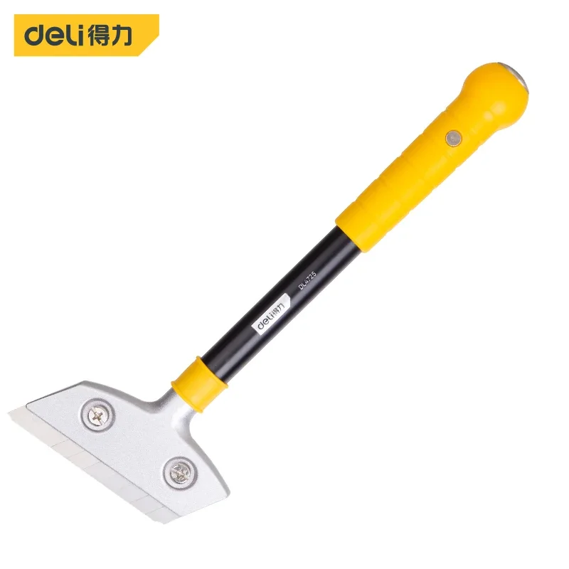 Deli 300/600mm Stainless Steel Decontamination Knife with Blade Wallpaper Tiles Flooring Paint Remover Scraper Cleaning Tools