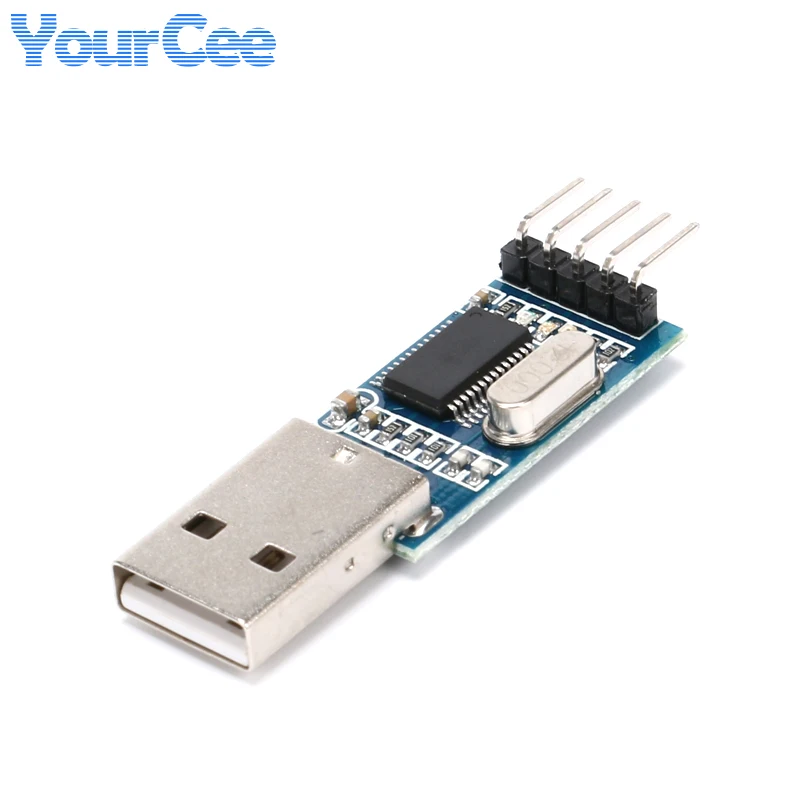 HW-474 USB to RS232 TTL PL2303HX Converter Board Module Single-chip Microcomputer Download Wire Cable Brush Shield