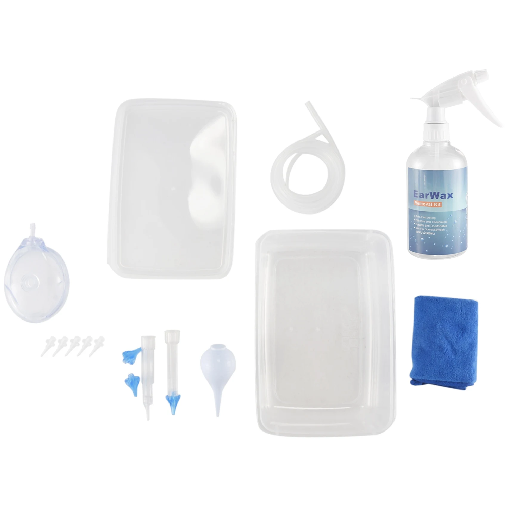 AD23-500ML Ear Irrigation Cleaning Kit Ear Wax Removal Kit With Ear Washing Syringe Ear Care