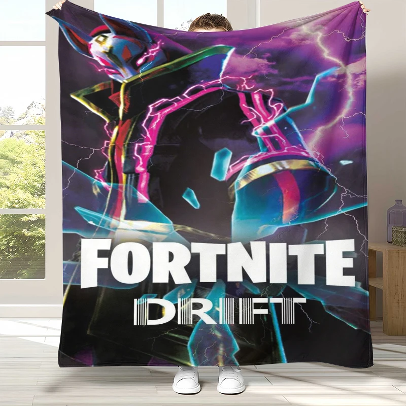 Manta de Franela con Diseño de Videojuego Fortnite, Ultra Suave y Cálida, para el Hogar, Dormitorio, Cama, Sofá, Oficina, Camping, Regalo