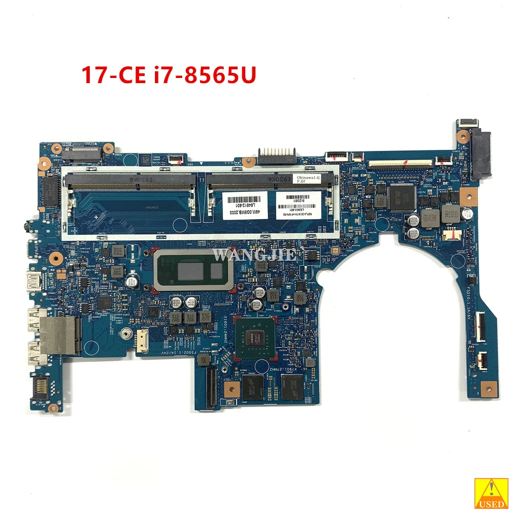 For HP Envy 17-CE Laptop Motherboard L52451-601 L52451-501 L52451-001 With 4GB i7-8565U CPU 18739-1 448.0G809.0011