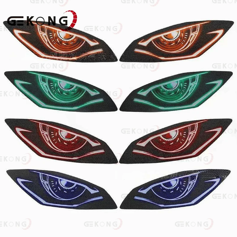 For Yamaha YZF-R6 YZFR6 YZF R6 2006 2007-2016 Motorcycle 3D Front Fairing Headlight Guard Sticker Headlight Protection Sticker