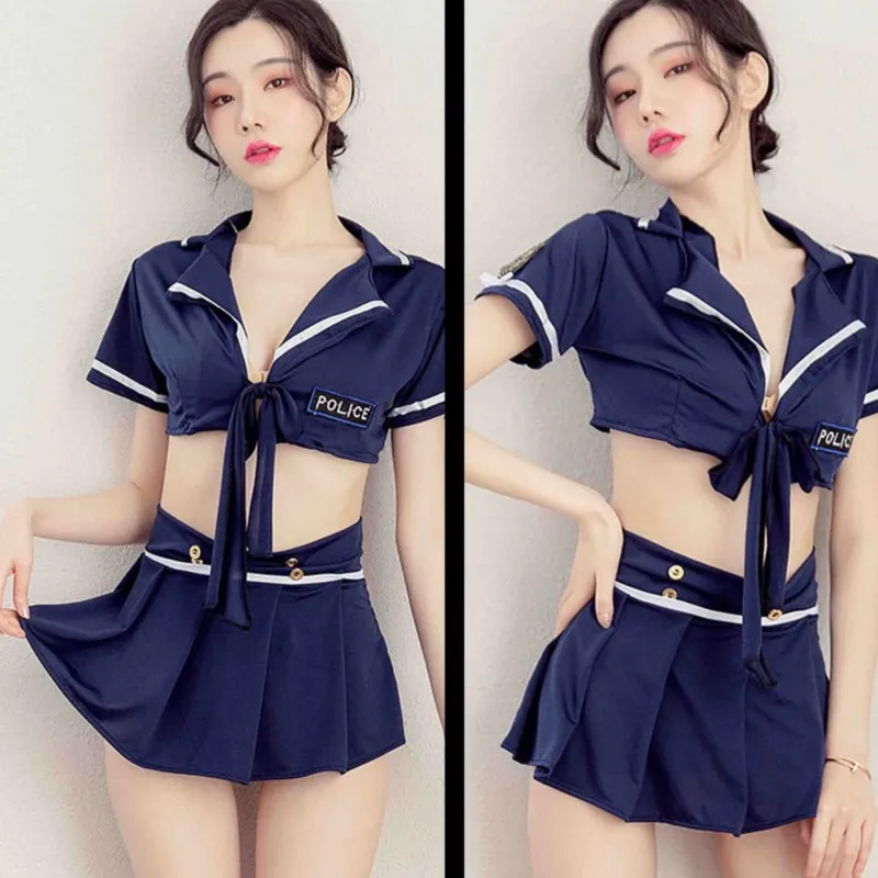 Lingerie Sailor Uniform Temptation Tight Short Style anal sexy lingеrie set sexy womans costume Schoolgirl  sexy cosplay woman