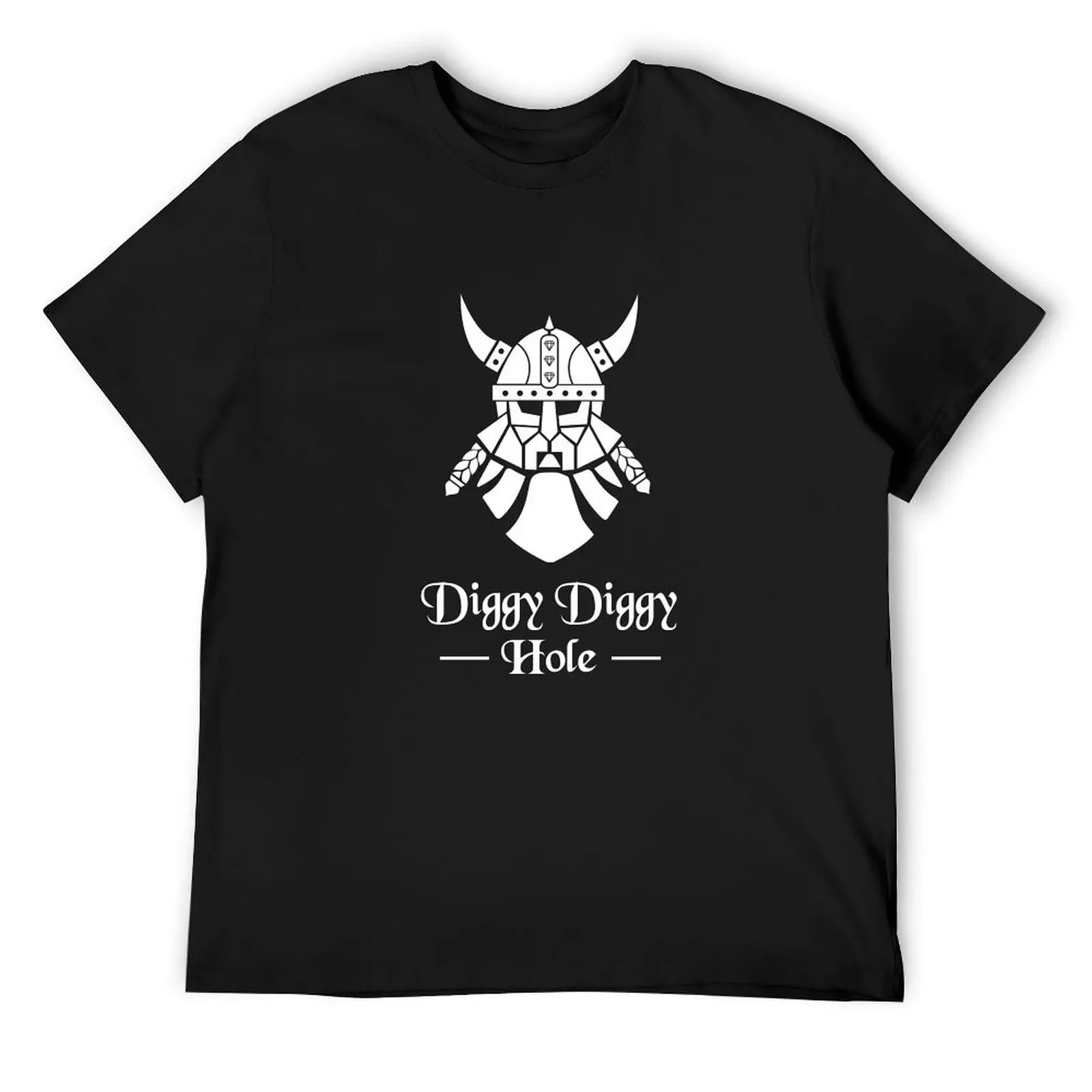 Dwarf diggy hole white T-Shirt graphic t shirt vintage shirts graphic tees shirts graphic men t shirts high quality