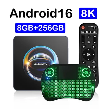 Smart TV Box Android 16 2026 X66 8K RK3528 Media Player Support Dual Wifi 5G 32GB 64GB 128