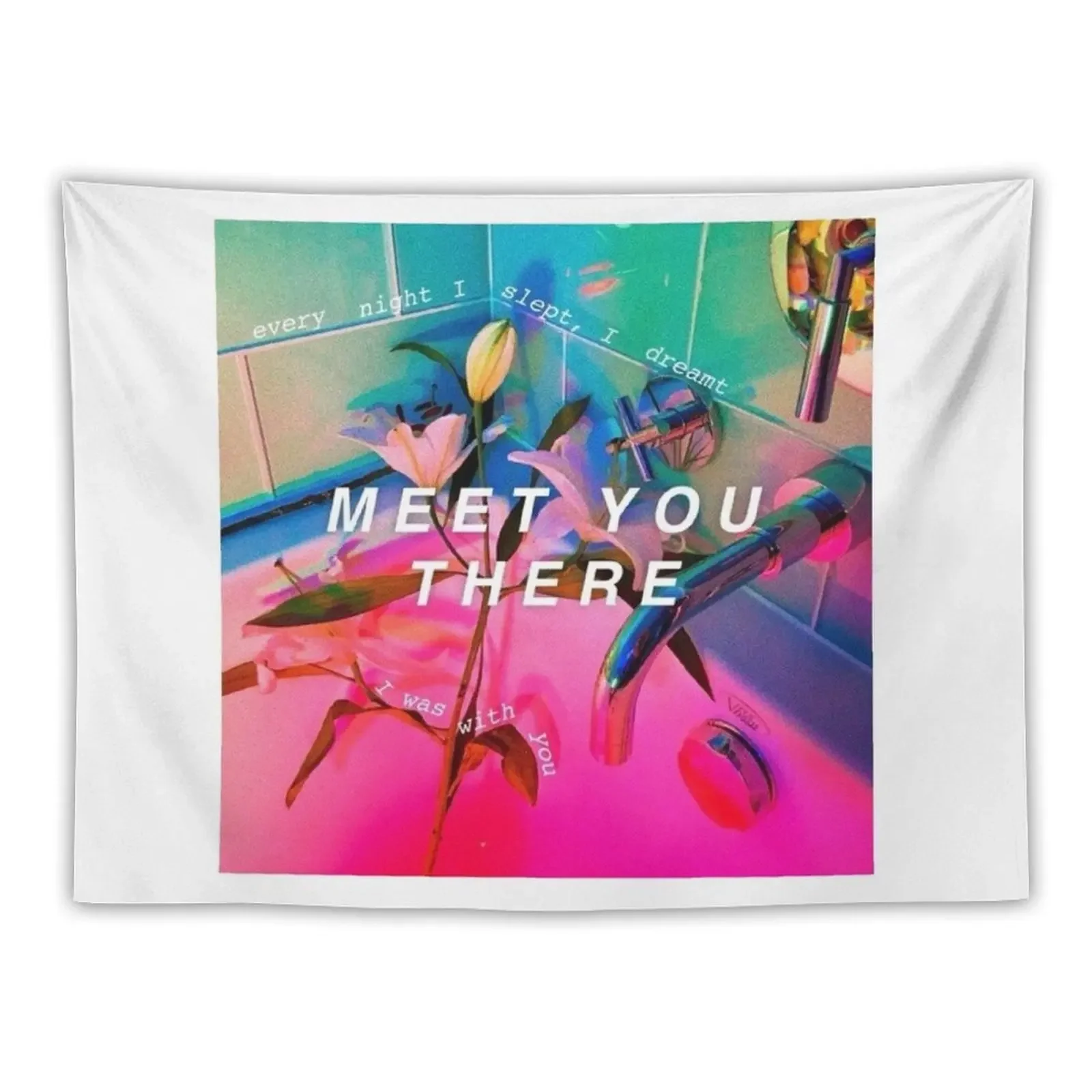 

meet you there every night . YOUNGBLOOD . seconds of summer . summer Tapestry Outdoor Decoration Art Mural Wall Decor Tapestry