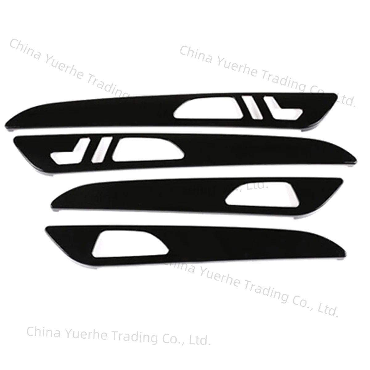 

Black Car Interior Door Handle Panel Cover Trim Strip for Mercedes Benz W166 ML GL 2012-2015 GLS GLE 2016-2019
