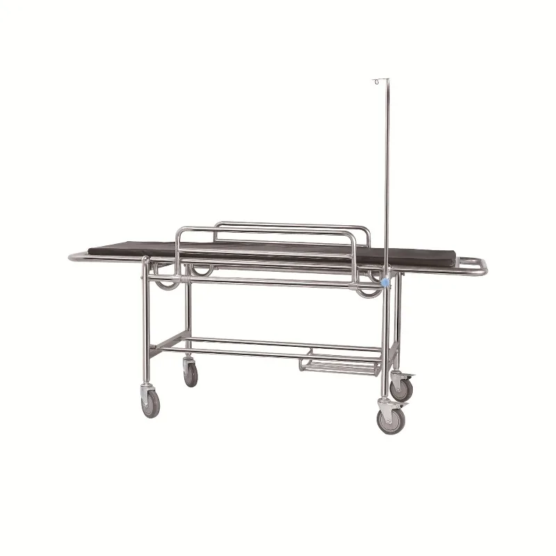 Stainless steel stretcher cart, trolley portable cart