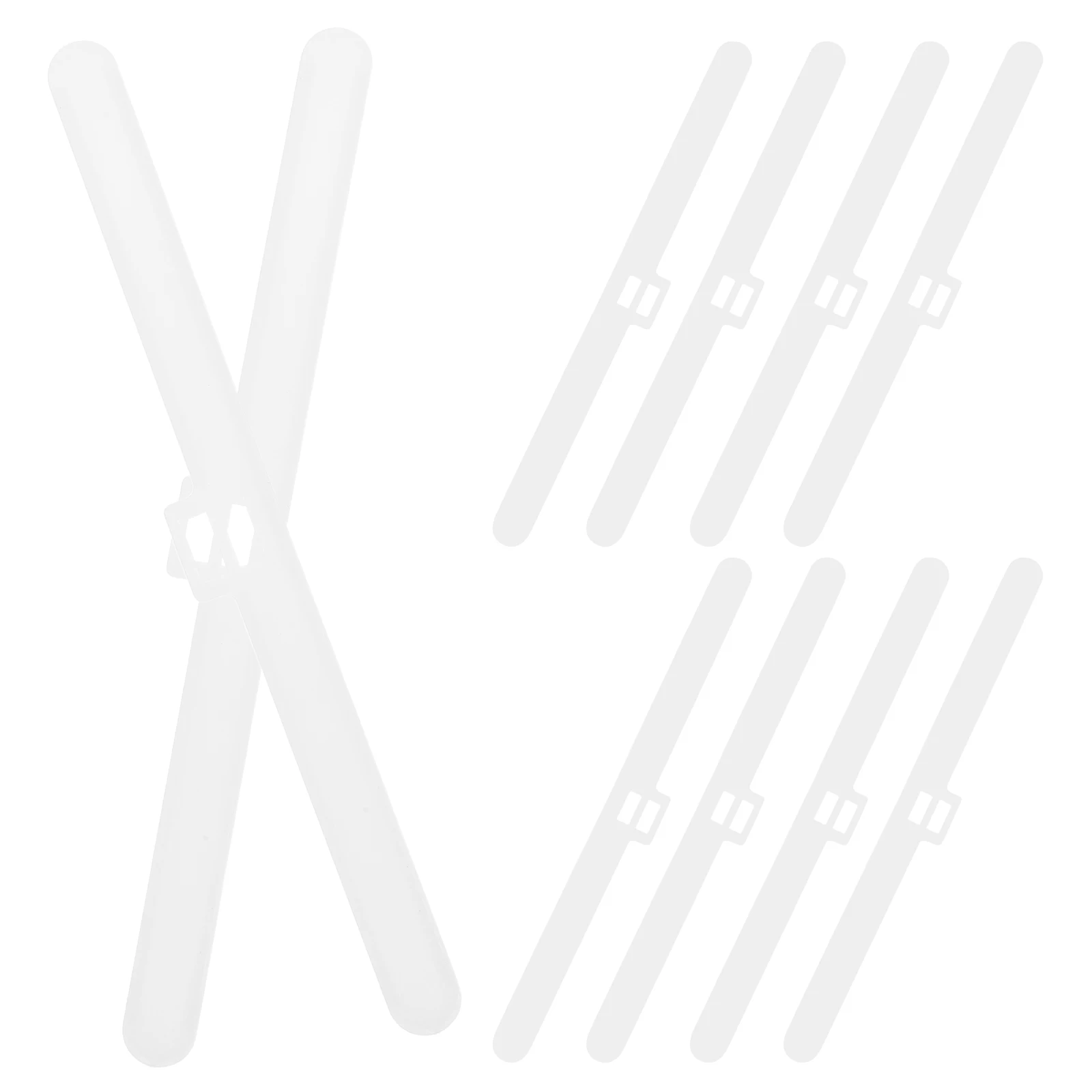 

10 Pcs Vertical Blind Hanging Clips Plastic Replacement Parts for White Curtains Window Blinds Repair Easy Install