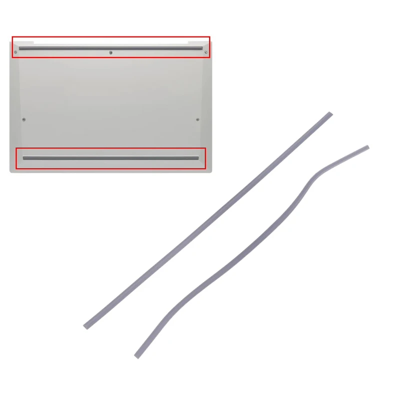 Hot 1Pc Laptop Rubber Strip For Elitebook 830 735 G7 G8 DIY Bottom Case Foot Pad Non-Slip Bumper Feet Strip Laptop Accessories