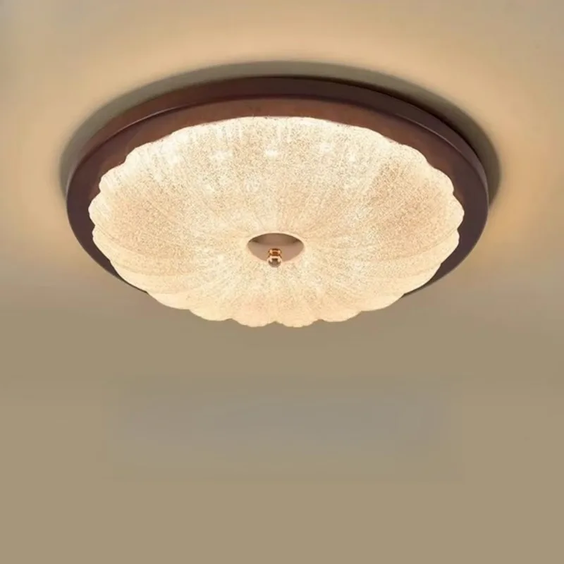 Middle Ancient Style Acrylic Ceiling Lights Cafe Restaurant American Retro Bedroom Homestay Eye Protection Decor Ceiling Lamps