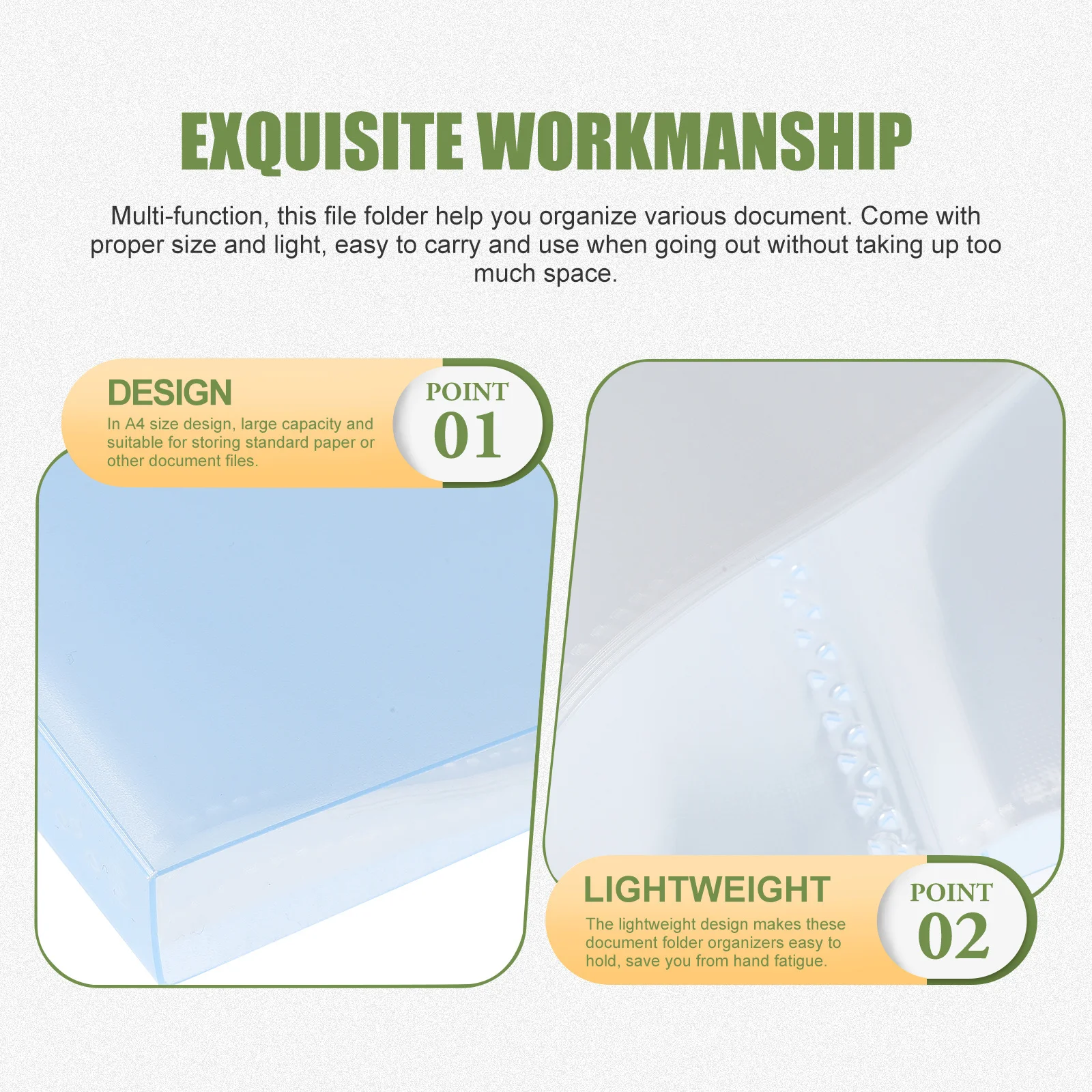 A4 ملف الموثق متعدد الوظائف منظم المستندات مجلد الموسيقى النتيجة حقيبة التخزين مكتب ملحق A4 ملف الموثق #4