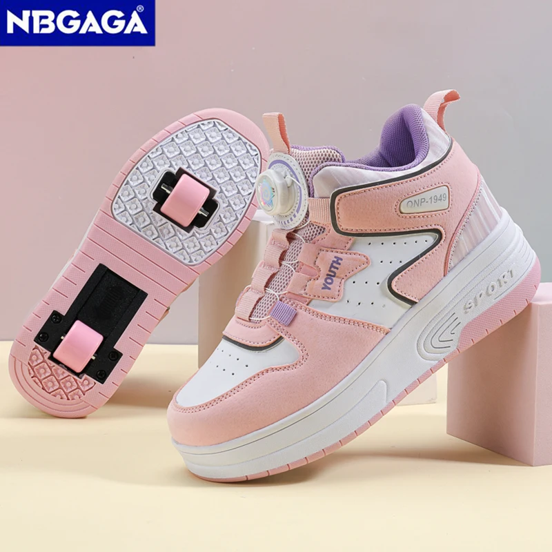 

Модная детская прогулочная обувь, обувь на двух колесах, роликовые кроссовки для детей, коньки для мальчиков и девочек, уличная спортивная обувь