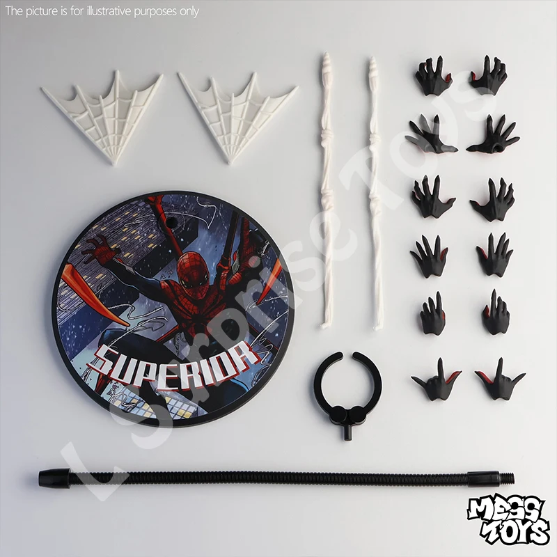 Neu-Hot Chaos Toys Superior Spider Man Doctor Octopus Peter Parker Messtoys Spiderman Neighbor Anime Action Figure Geschenke Spielzeug