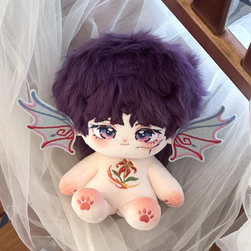 Love and Deepspace Original Vorverkauf 20 cm weiche Plüschpuppe Complex Eyes süße nackte Puppe Zayne Rafayel Aster Sylus Caleb Anime Geschenk
